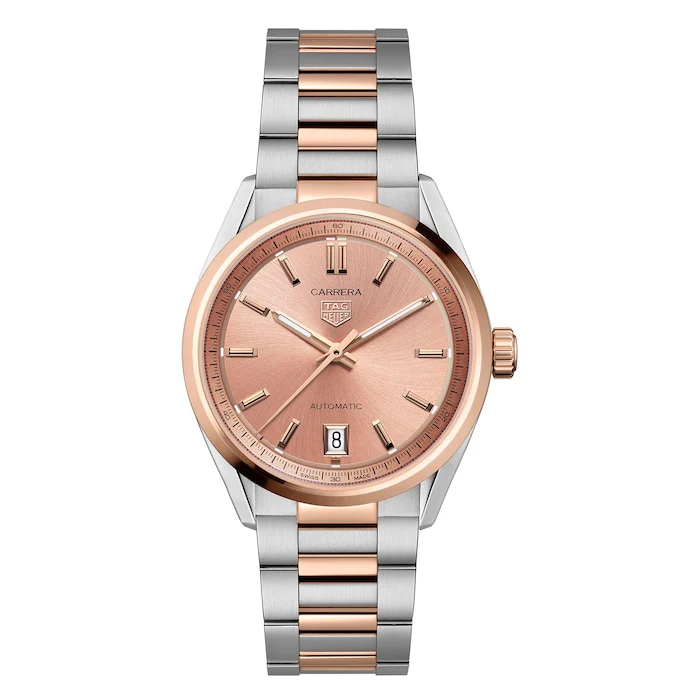 TAG Heuer Carrera Date 36mm Ladies Watch Rose Gold Luxury Watch Swiss Made High Precision Movement WBN2350.BD0000