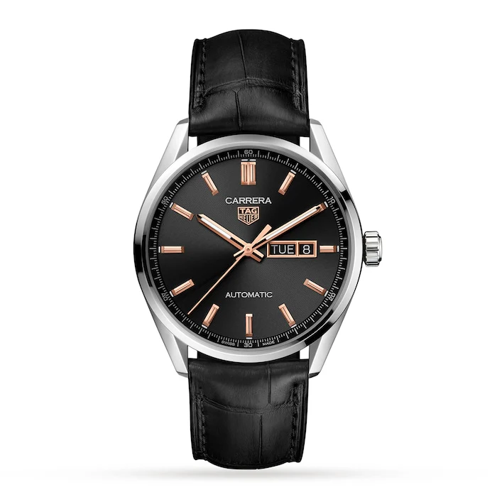 TAG Heuer Elegance Automatic 41mm Men’s Watch with Black Material Dial, Stainless Steel Case, 100m Water Resistant / WBN2013.FC6503
