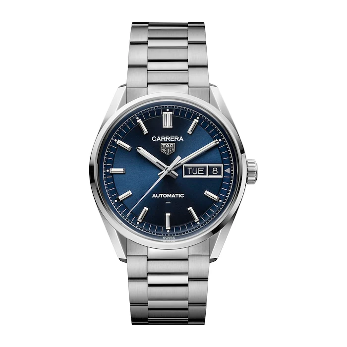 TAG Heuer Elegance Automatic 41mm Men’s Watch with Blue Material Dial, Stainless Steel Case & Bracelet, 100m Water Resistant / WDA2112.BA0043