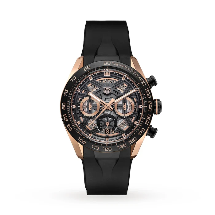 TAG Heuer Elegance Automatic 44mm Men’s Watch with Grey Material Dial, Titanium Case, 100m Water Resistant / CBU2050.FT6273