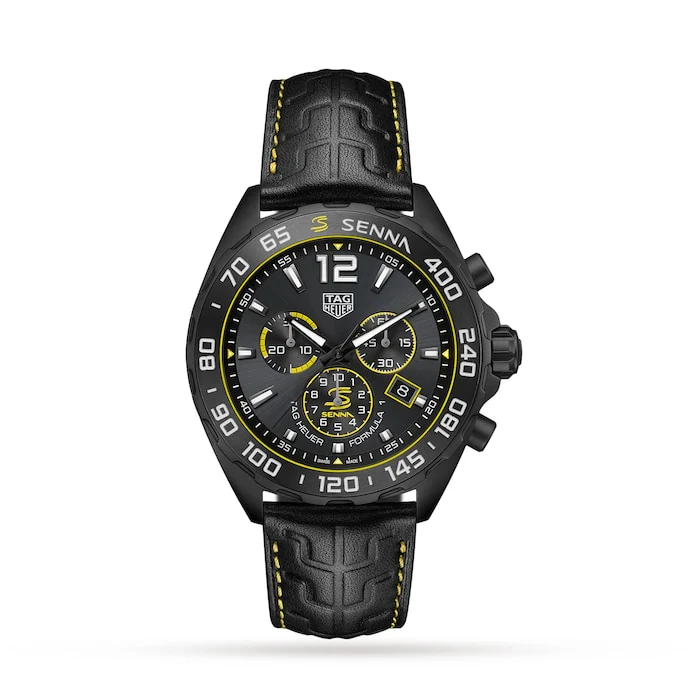 TAG Heuer Elegance Quartz 43mm Men’s Watch with Grey Material Dial, Stainless Steel Case, 200m Water Resistant / CAZ101AJ.FC6487