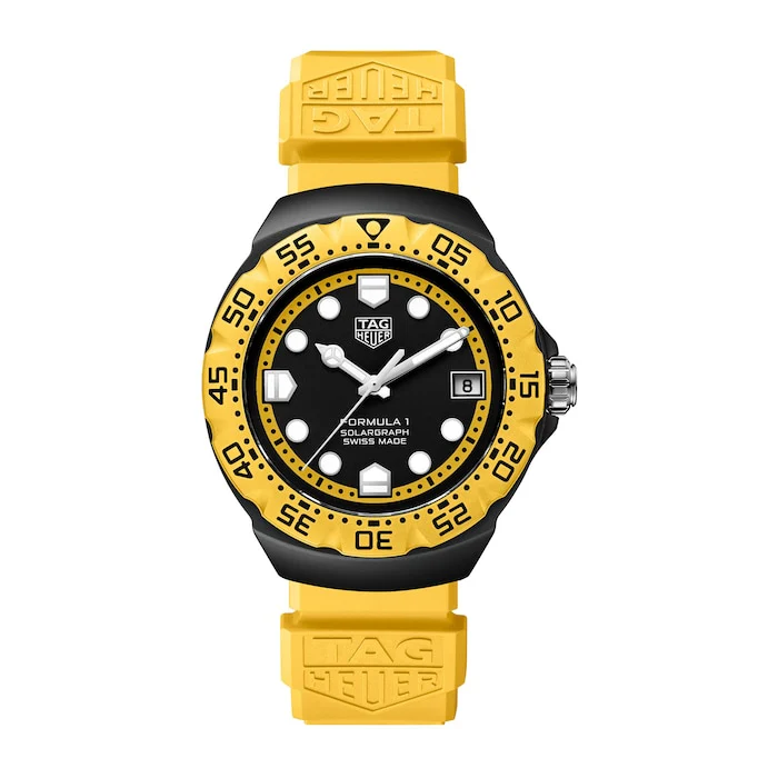 Formula 1 Solargraph Limited Edition 38mm Mens Watch Yellow
