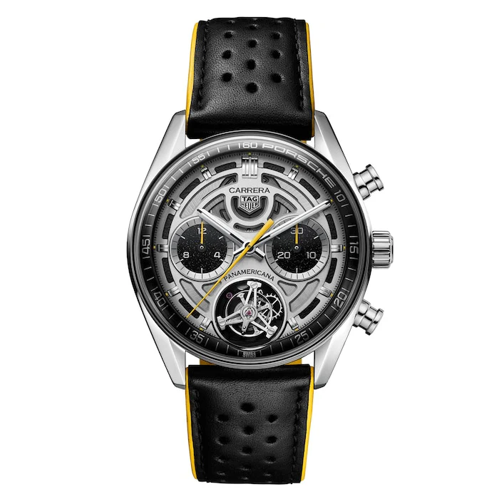 TAG Heuer Heritage Automatic 42mm Men’s Watch with Skeleton Material Dial, Stainless Steel Case, 100m Water Resistant / CBS5012.FC6571
