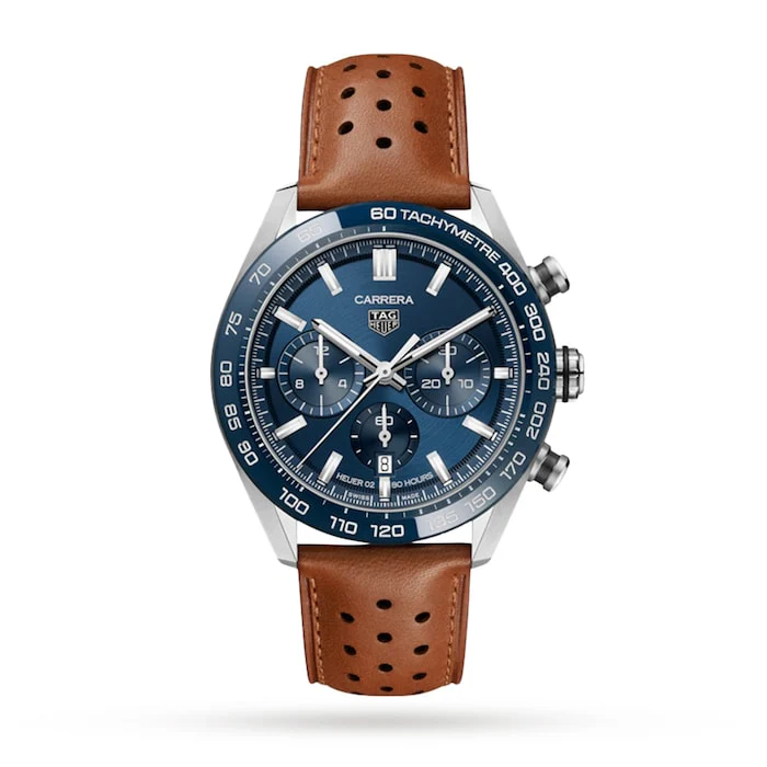 TAG Heuer Heritage Automatic 44mm Men’s Watch with Blue Material Dial, Stainless Steel Case, 100m Water Resistant / CBN2A1A.FC6537