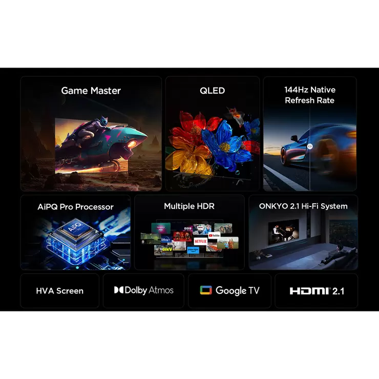 TCL 75P8K-UK 75 Inch QLED TV - Image 5