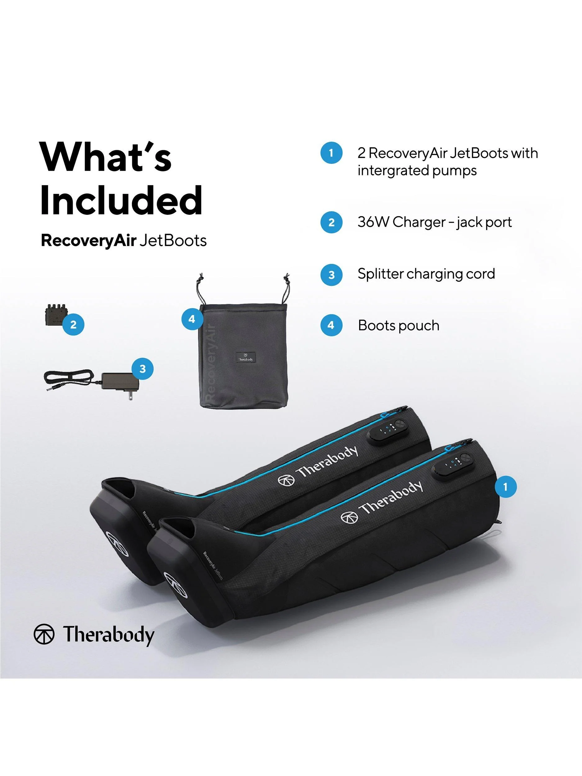 Therabody RecoveryAir Jet Pneumatic Compression Boots - Image 5