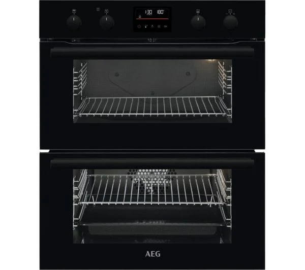 TieDex UK AEG SurroundCook DUB535060B Electric Built-under Double Oven - Black