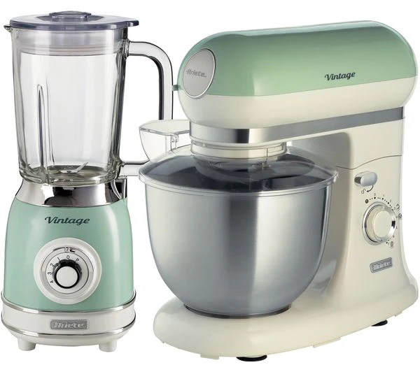 TieDex UK ARIETE Vintage ARPK37 Blender & Stand Mixer Bundle - Green