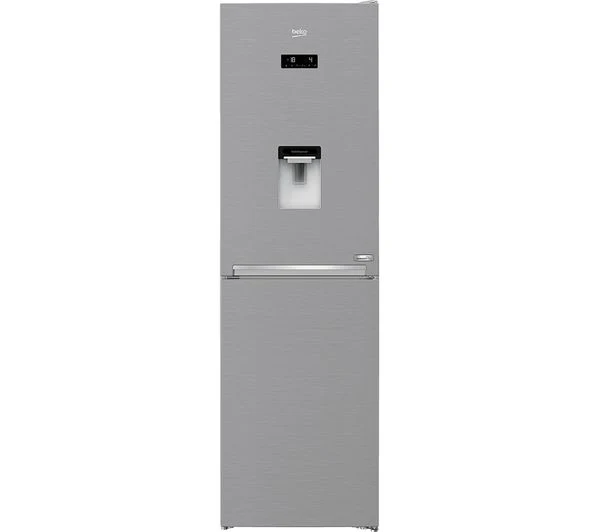 TieDex UK BEKO Pro HarvestFresh CNG4601DVPS 50/50 Fridge Freezer - Stainless Steel Effect