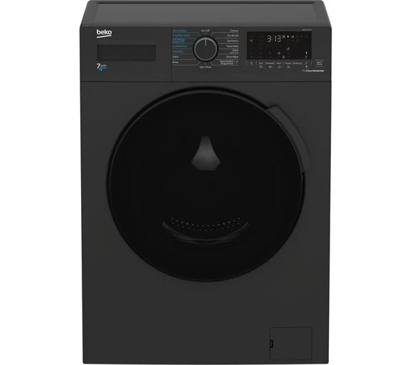 TieDex UK BEKO WDK742421A Bluetooth 7 kg Washer Dryer - Black