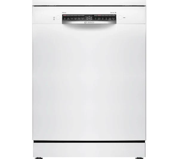 TieDex UK BOSCH Series 4 SMS4EMW06G Full-size WiFi-enabled Dishwasher - White