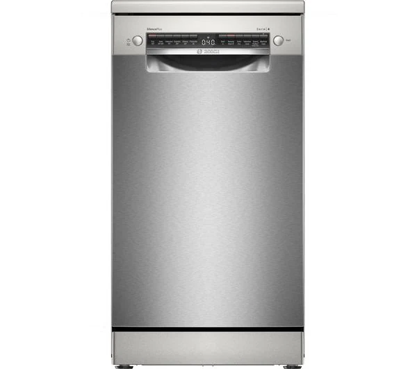 TieDex UK BOSCH Series 4 SPS4HMI49G Slimline WiFi-enabled Dishwasher - Silver