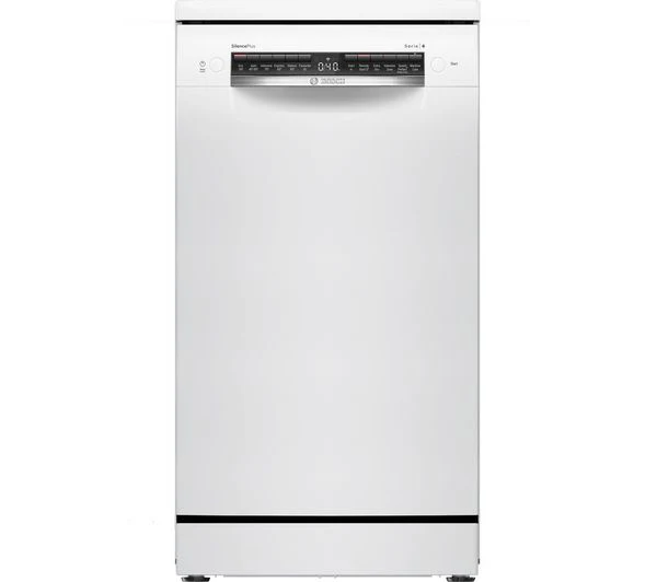 TieDex UK BOSCH Series 4 SPS4HMW49G Slimline WiFi-enabled Dishwasher - White