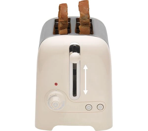 TieDex UK DUALIT Lite 26213 2-Slice Toaster - Canvas White