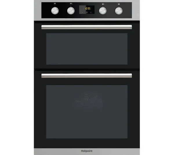 TieDex UK HOTPOINT Class 2 DD2 844 C IX Electric Double Oven - Stainless Steel & Black