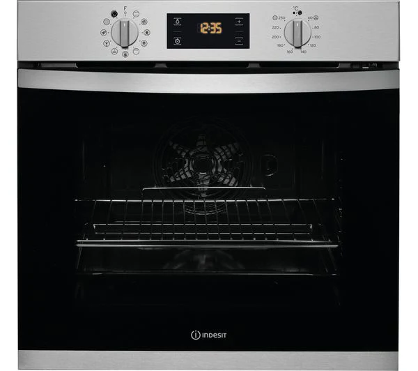 TieDex UK INDESIT Aria IFW 3841 P IX UK Electric Pyrolytic Oven - Inox
