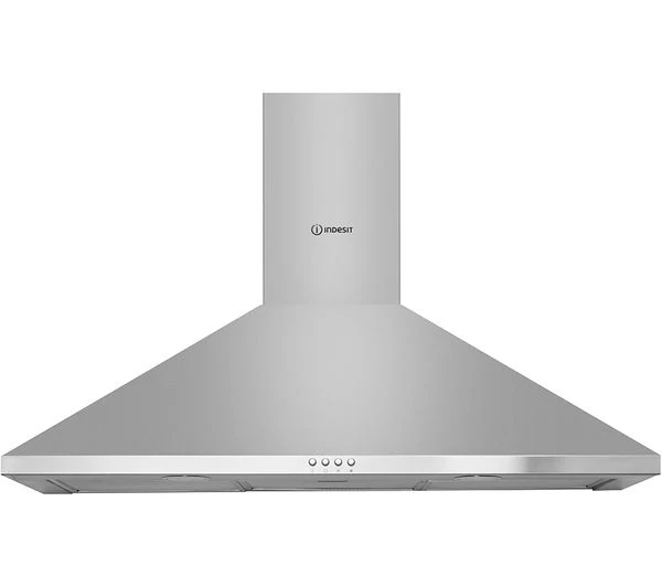 TieDex UK INDESIT IHPC 9.5 LM X Chimney Cooker Hood - Stainless Steel