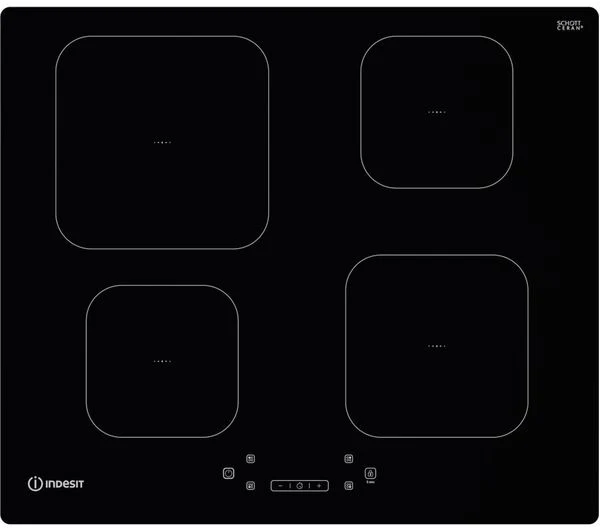 TieDex UK INDESIT IS 83Q60 NE 59 cm Electric Induction Hob - Black