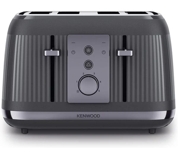 TieDex UK KENWOOD Dusk TFP30.000GR 4-Slice Toaster - Slate Grey