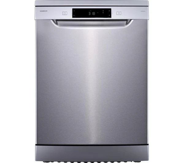 TieDex UK KENWOOD KDW60X23 Full-size Dishwasher - Stainless Steel