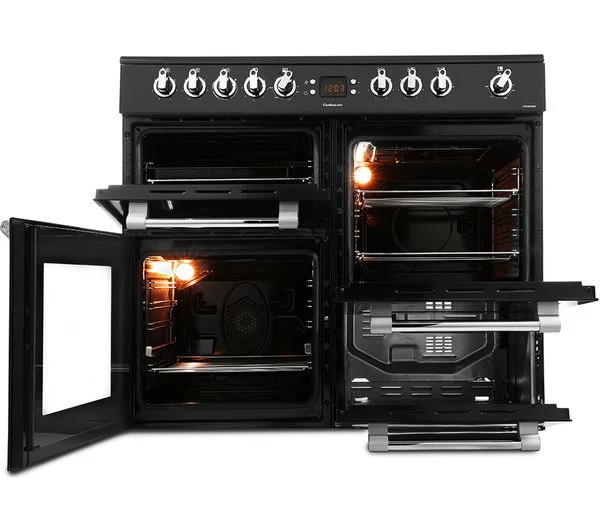 TieDex UK LEISURE Cookmaster CK100C210K Electric Ceramic Range Cooker - Black - Image 6