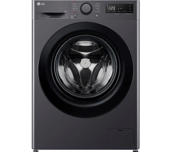 TieDex UK LG Counter-Depth MAX with AI F2C509GBTN1 9 kg 1200 Spin Washing Machine - Slate Grey