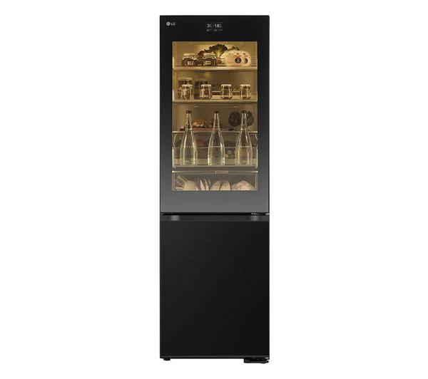 TieDex UK LG InstaView GBG7190CEV Smart 60/40 Fridge Freezer - Essence Black Steel