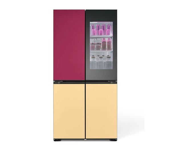 TieDex UK LG MoodUp GMV960NNME American-Style Smart Fridge Freezer - Colour Changing