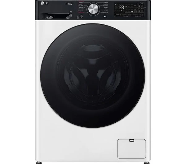 TieDex UK LGE EZDispense F4Y709WBTA1 WiFi-enabled 9 kg 1400 Spin Washing Machine - White