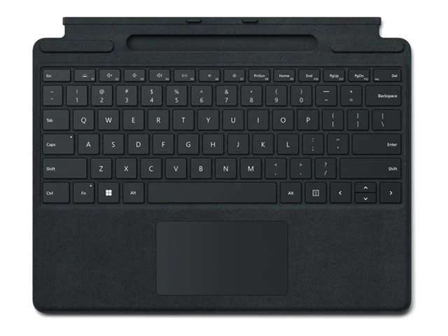 TieDex UK Microsoft Surface Pro Signature Keyboard - keyboard - with accelerometer, trackpad, Surface Slim Pen 2 storage and charging tray - QWERTY - UK - black Input Device