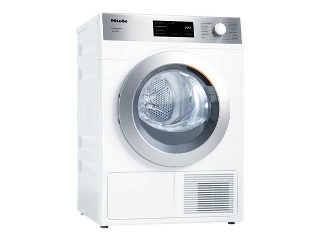 TieDex UK Miele Professional PDR 1108 SmartBiz HP [EL] dryer - front loading - freestanding - lotus white
