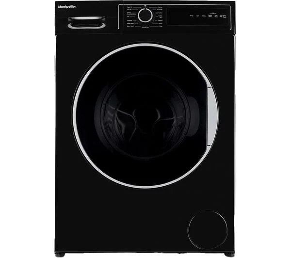 TieDex UK MONTPELLIER MWM814BLK 8 kg 1400 Spin Washing Machine - Black