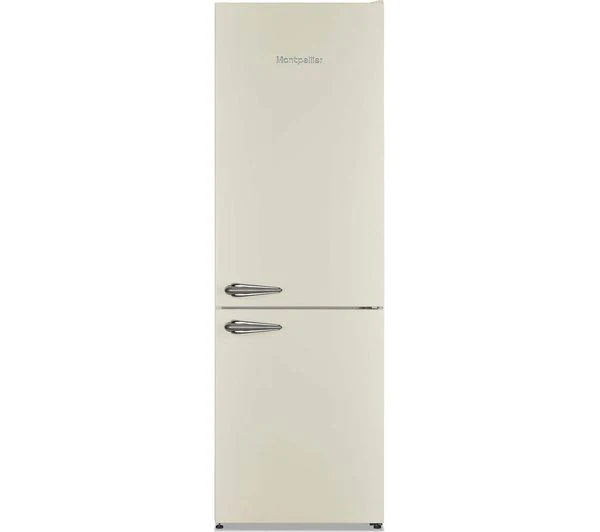 TieDex UK MONTPELLIER Retro MAB386EC 60/40 Fridge Freezer - Cream