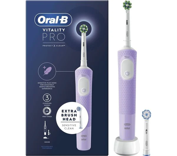 TieDex UK ORAL B Vitality Pro Electric Toothbrush - Lilac