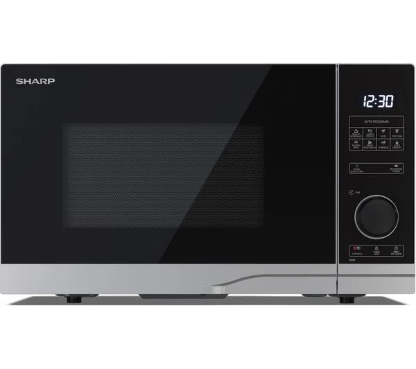 TieDex UK SHARP YC-PS254AU-S Solo Microwave - Silver