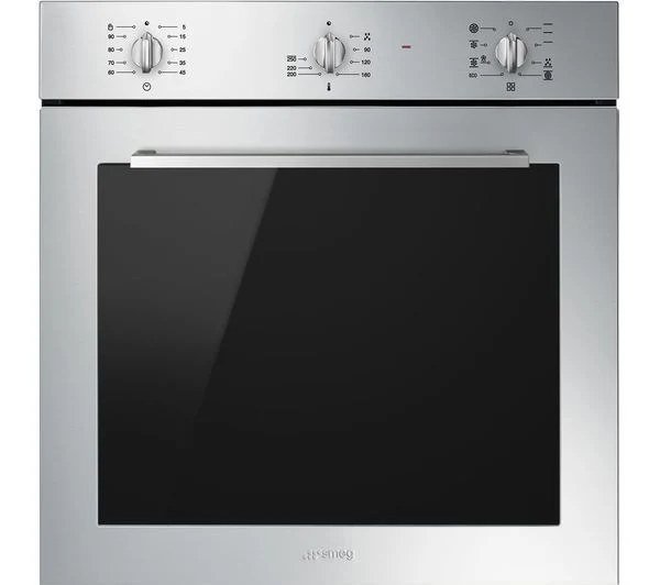 TieDex UK SMEG Cucina SF64M3TVX Electric Oven - Stainless Steel