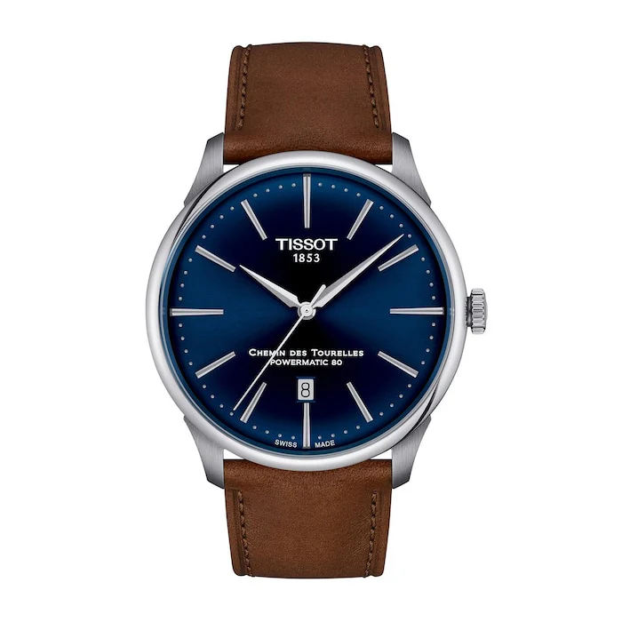 Tissot Automatic 42mm Men’s Watch with Blue Material Dial, Stainless Steel Case, 50m Water Resistant / T1394071604100