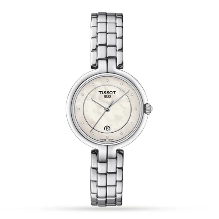 Tissot Flamingo 30mm Ladies Watch Luxury Watch Swiss Made High Precision Movement Sapphire Crystal T0942101111601