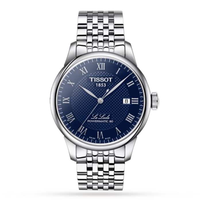 Tissot Heritage Automatic 30mm Men’s Watch with Blue Material Dial, Stainless Steel Case & Bracelet, 30m Water Resistant / T0064071104300