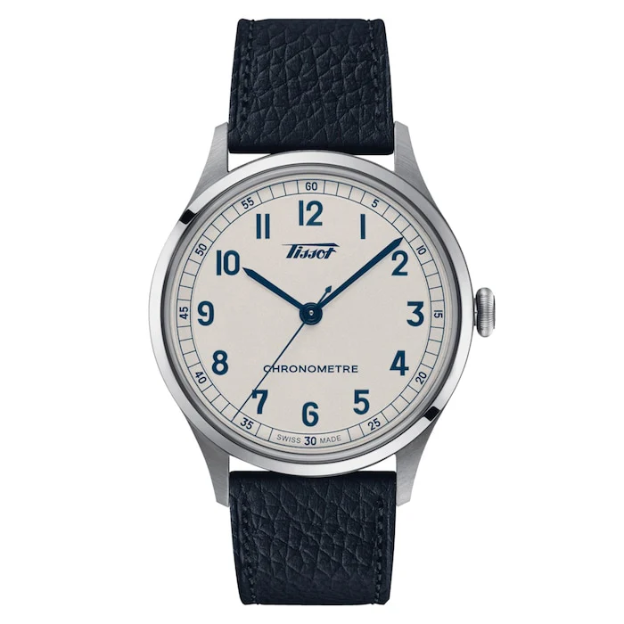 Tissot Heritage Automatic 39mm Men’s Watch with Silver Material Dial, Stainless Steel Case, 50m Water Resistant / T1424641603200