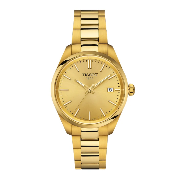 Tissot PR 100 34mm Ladies Watch Luxury Watch Swiss Made High Precision Movement Sapphire Crystal T1502103302100