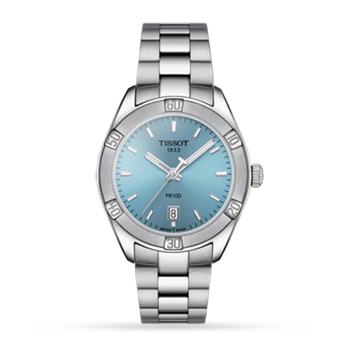 Tissot PR100 36mm Ladies Watch Luxury Watch Swiss Made High Precision Movement Sapphire Crystal T1019101135100