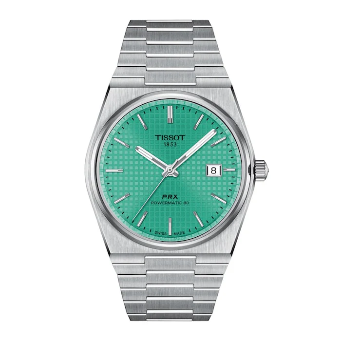 Tissot PRX Powermatic 80 40mm Mens Watch Luxury Watch Swiss Made Highâ Precision Movement Sapphire Crystal Stainless Steel Case Water Resistant T1374071109101