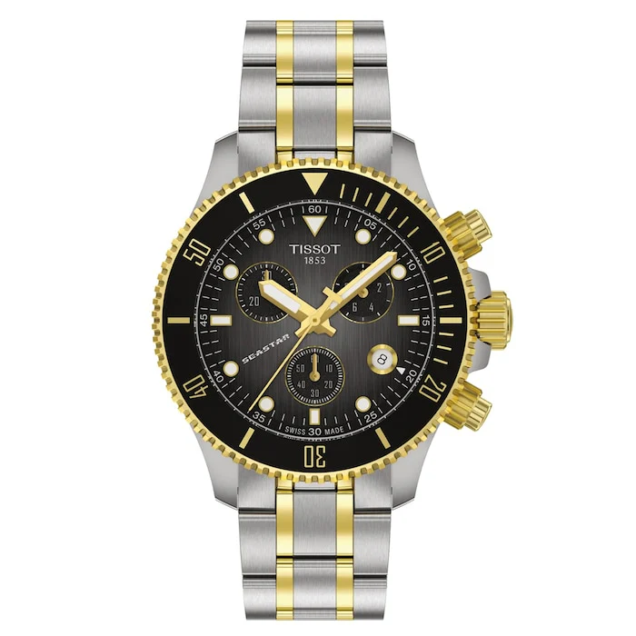 Tissot Seastar 1000 Quartz Chronograph 38mm Unisex Watch Luxury Watch Swiss Made High Precision Movement T1202172206100