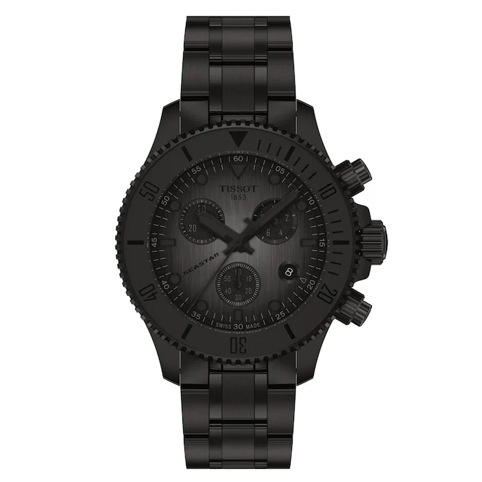 Tissot Seastar 1000 Quartz Chronograph 38mm Unisex Watch Luxury Watch Swiss Made High Precision Movement T1202173306100
