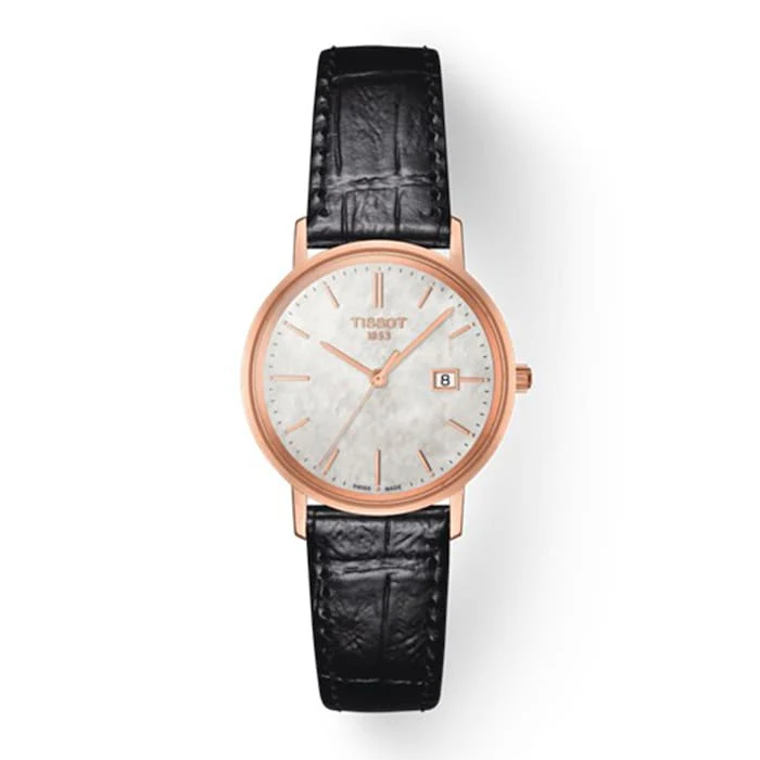 Tissot T-Gold 29mm Ladies Watch Luxury Watch Swiss Made High Precision Movement Sapphire Crystal T9222107611100