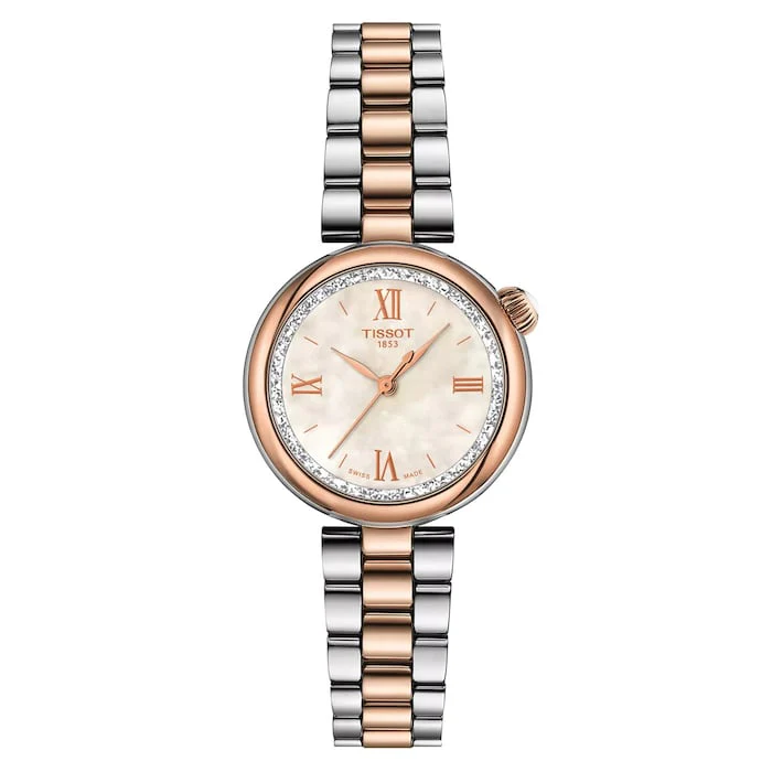 Tissot T-Lady Desir 28mm Ladies Watch Rose Luxury Watch Swiss Made High Precision Movement T1520102211800