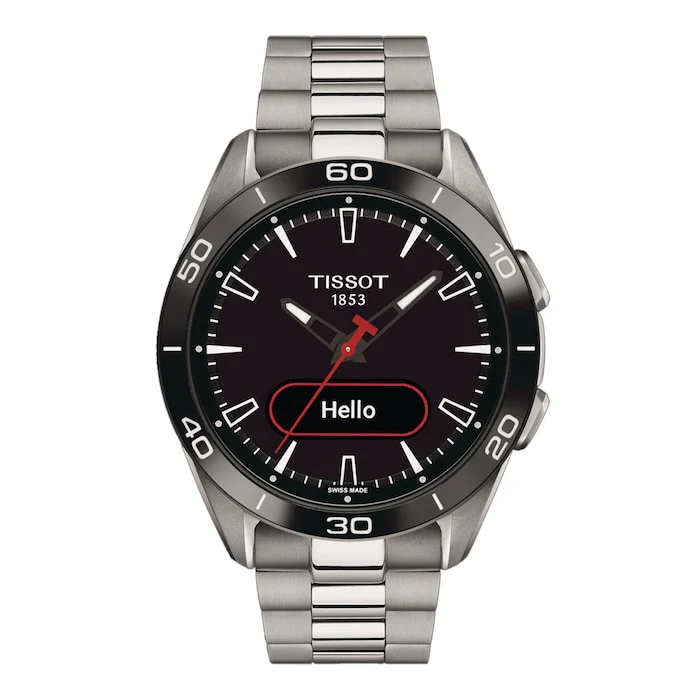 Tissot T-Touch Connect Sport 44mm Unisex Watch Black With Titanium Strap Luxury Watch  T1534204405100