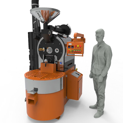 Toper TKMSX 20kg Gas Coffee Roaster β Professional Commercial Coffee Roasting Machine, 20kg Batch Capacity, Touch Profile Compatible, High Output 150kg/h, CE & UL Certified