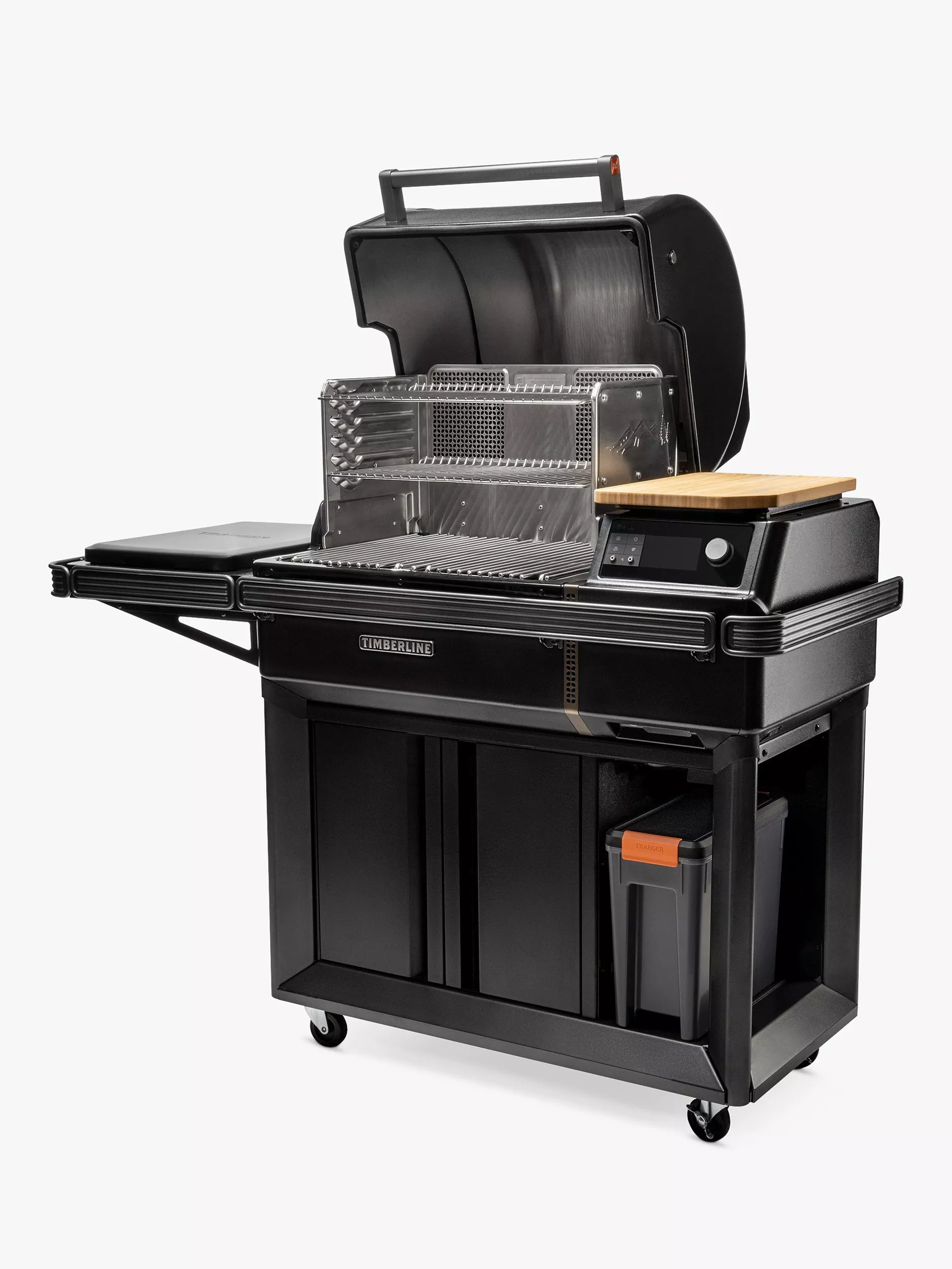 Traeger Timberline UK Wood Pellet Smart BBQ, Black - Image 2